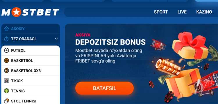 Mostbet Online 2023-2024 yil uchun bonuslar va aktsiyalar bilan xush kelibsiz!